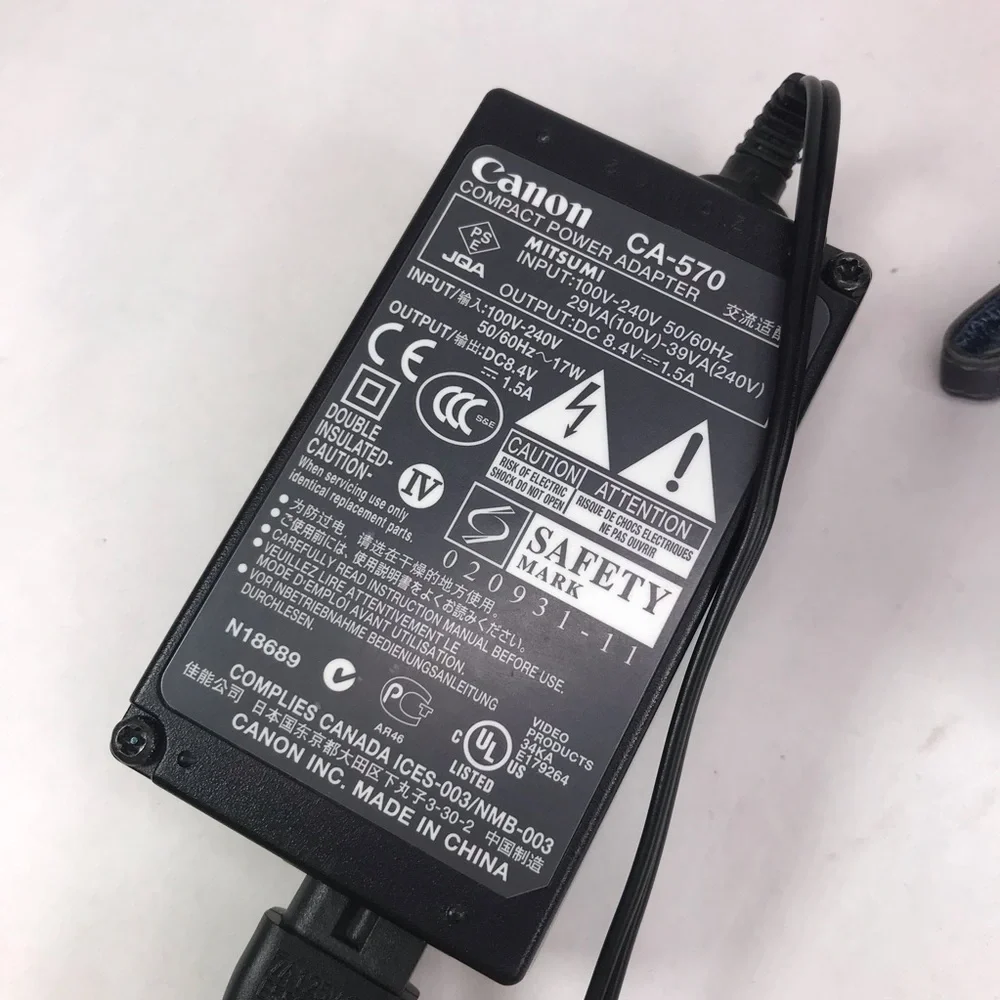Canon DC100 DVD Camcorder 25x Optical Zoom Battery Charging Cord Tested Works